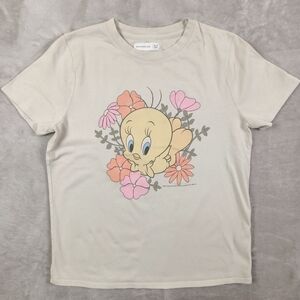 Abercrombie‎ Kids Cream Tweety Graphic T-Shirt Size 13/14